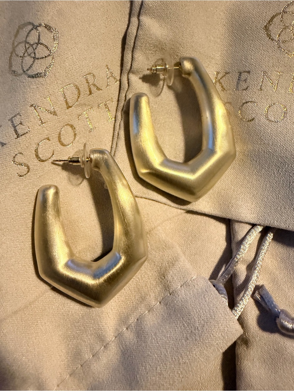 Kendra Scott Gold Kaia Hoop Earrings